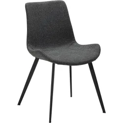 DAN-FORM Stuhl 2er-Set Hype Grau Stoff 51 cm - Farbe: Grey - Stuhl 2er-Set