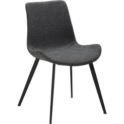 DAN-FORM Stuhl 2er-Set Hype Grau Stoff 51 cm - Farbe: Grey - Stuhl 2er-Set