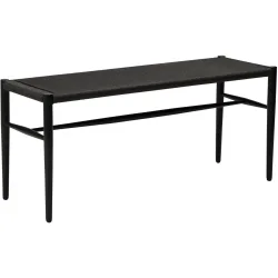 DAN-FORM Bank Sava Schwarz 100 cm 45 cm - Material: Mischgewebe - Bank