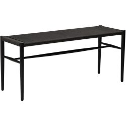 DAN-FORM Bank Sava Schwarz 100 cm 45 cm - Material: Mischgewebe - Bank