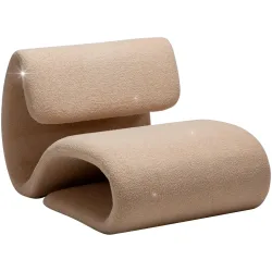 DAN-FORM Sessel Dubna Beige Stoff 77.5 cm 92 cm - Sessel