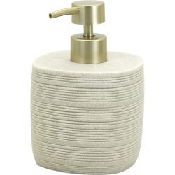 Seifenspender Suzi Beige Kunststoff 10 cm 14.8 cm - Material: Polyresin - Seifenspender