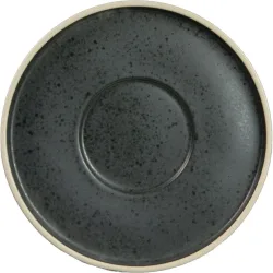 Untertasse Calypso Braun Steingut - Farbe: Sepia - Material: Stoneware - Untertasse