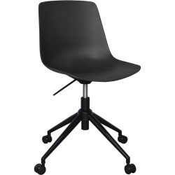 Bürostuhl Livio Schwarz Kunststoff 50 cm 82.5 cm Höhenverstellbar (manuell) - Material: Polypropylen - Bürostuhl
