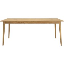 MyDeal Tisch Tylem Braun Holz 140 cm - Farbe: eiche - Tisch