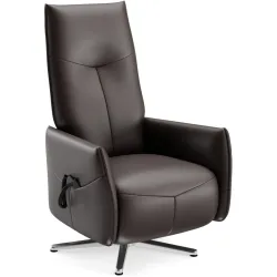 Relaxsessel Jura Braun Leder 73 cm 161 cm - Farbe: Dunkelbraun - Möbel Konfigurator: Traummöbel individuell zusammenstellen - Relaxsessel