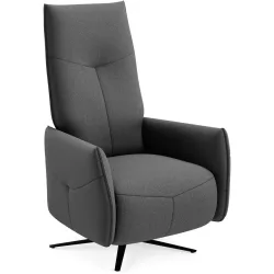 Relaxsessel Jura Grau Stoff 73 cm 158 cm - Farbe: anthrazit - Möbel Konfigurator: Traummöbel individuell zusammenstellen - Relaxsessel