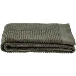 Duschtuch Zone Denmark Grün Baumwolle 70 cm 140 cm - Farbe: Olivegrün - Duschtuch