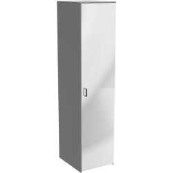 Kleiderschrank Window Grau Holz 51 cm 60 cm 214 cm - Farbe: anthrazit - Material: Holzwerkstoff - Möbel Konfigurator: Traummöbel individuell