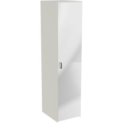 Kleiderschrank Window Beige/Grau Holz 50.7 cm 60 cm 213.9 cm - Farbe: Greige - Material: Holzwerkstoff - Möbel Konfigurator: Traummöbel individuell