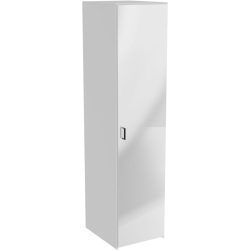 Kleiderschrank Window Grau Holz 50.7 cm 60 cm 213.9 cm - Farbe: lichtgrau - Material: Holzwerkstoff - Möbel Konfigurator: Traummöbel individuell