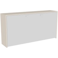 Klappbett Window Braun/Grau Holz/Holzwerkstoff - Farbe: eiche, grau - Möbel Konfigurator: Traummöbel individuell zusammenstellen - Klappbett