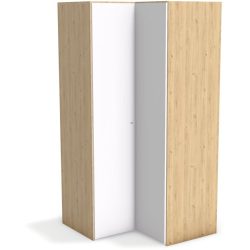 Kleiderschrank Window Braun Holz 107 cm 108 cm 214 cm - Farbe: eiche - Material: Holzwerkstoff - Möbel Konfigurator: Traummöbel individuell