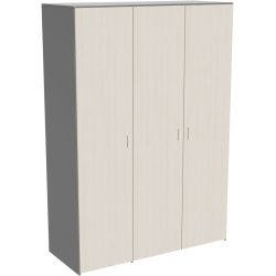 Kleiderschrank Window Grau Holz 148 cm 60 cm 214 cm - Farbe: anthrazit - Material: Holzwerkstoff - Möbel Konfigurator: Traummöbel individuell