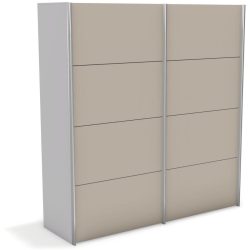 Kleiderschrank Window Weiss Holz 197 cm 67 cm 214 cm - Material: Holzwerkstoff - Möbel Konfigurator: Traummöbel individuell zusammenstellen -