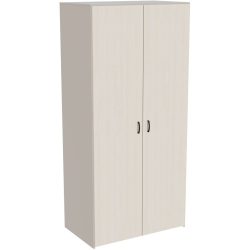 Kleiderschrank Window Beige/Grau Holz 100 cm 60 cm 214 cm - Farbe: Greige - Material: Holzwerkstoff - Möbel Konfigurator: Traummöbel individuell