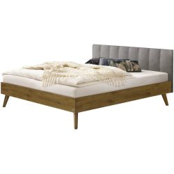 Hasena Bett Sassari Braun Holz 180 x 200 cm - Farbe: Wildeiche - Material: Eiche massiv - Bett