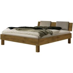 Hasena Bett Sassari Braun Holz 180 x 200 cm - Farbe: Wildeiche - Material: Eiche massiv - Bett
