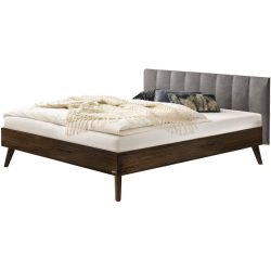 Hasena Bett Sassari Braun Holz 180 x 200 cm - Farbe: Nussbaum - Bett