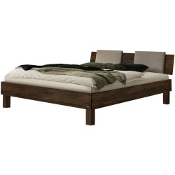 Hasena Bett Sassari Braun Holz 140 x 200 cm - Farbe: Nussbaum - Material: Nussbaum massiv - Bett