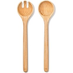 Salatbesteck Oxo Braun Holz - Salatbesteck