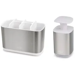 Zahnbecher Joseph Joseph Weiss Edelstahl 0 cm 0 cm - Zahnbecher
