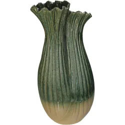 Vase Myko Grün Steingut 53.5 cm - Vase