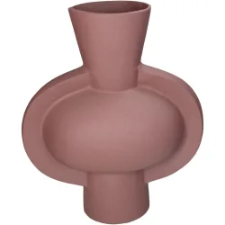 Vase Myko Lila Aluminium 38.5 cm - Farbe: mauve - Vase