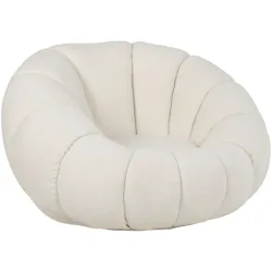 Sessel Sofina Weiss Polyester 104 cm 104 cm - Sessel