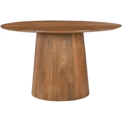 Tisch Mango Braun Holz 130 cm - Farbe: natur - Material: Mangoholz massiv - Tisch