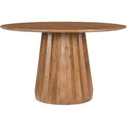 Tisch Mango Braun Holz 130 cm - Farbe: natur - Material: Mangoholz massiv - Tisch