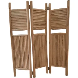 Raumteiler Garda natur Teak B 275 H 180 cm - Raumteiler