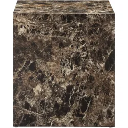 Beistelltisch Habit Braun Holz 45 cm - Material: Holzwerkstoff - Beistelltisch