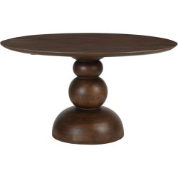 Tisch Rondo Braun Holz 130 cm - Material: Mangoholz massiv - Tisch