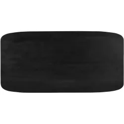 Tischplatte Smooth Schwarz Holz 220 cm - Material: Mangoholz massiv - Tischplatte
