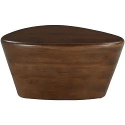 Beistelltisch Rondo Braun Holz 70 cm - Material: Mangoholz massiv - Beistelltisch