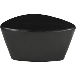 Beistelltisch Smooth Schwarz Holz 70 cm - Material: Mangoholz massiv - Beistelltisch