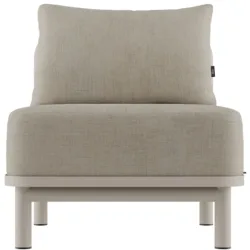 SackIT, SACKit Loungeelement Kirra Sand Olefin-Textil (80 Prozent Olefin und 20 Prozent recyceltes Olefin-Polyester)/Metall 1 B 77.5 T 70 cm - Material: