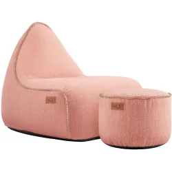 SACKit Sitzsack Cobana rose Bezug: 100 Prozent Olefin Fasermischung / Füllung: EPS Kugeln T 96 cm Wasserabweisend - Material: Bezug: 100% Olefin