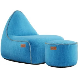 SackIT, SACKit Sitzsack Cobana türkis Olefin T 96 cm Wasserabweisend - Sitzsack