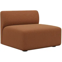 SackIT, SACKit Loungeelement Fjord Terracotta Stoff 1 B 90 T 90 cm - Material: 90% Polyester (PL) / 10% Polyamid (PA) - Nylon - Loungeelement