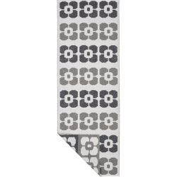 HORREDSMATTAN Outdoor-Teppich Florian Grau Polyester 70 cm 400 cm - Farbe: graphite - Outdoor-Teppich