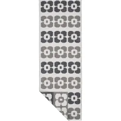 HORREDSMATTAN Outdoor-Teppich Florian Grau Polyester 70 cm 450 cm - Farbe: graphite - Outdoor-Teppich
