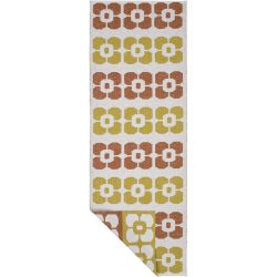 HORREDSMATTAN Outdoor-Teppich Florian Rot Polyester 70 cm 450 cm - Farbe: Rust - Outdoor-Teppich