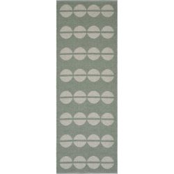 HORREDSMATTAN Outdoor-Teppich Bastian Grün Polyester/Kunststoff 150 cm 200 cm - Farbe: green - Material: Phthalatfreies PVC 90%, Polyester 10% -