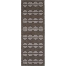 HORREDSMATTAN Outdoor-Teppich Bastian Braun Polyester/Kunststoff 70 cm 400 cm - Farbe: Brown - Material: Phthalatfreies PVC 90%, Polyester 10% -