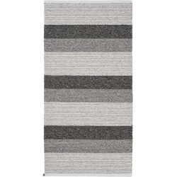 HORREDSMATTAN Teppich Myra Grau Baumwolle/Polyester 70 cm 220 cm - Farbe: graphite - Material: Mischgewebe - Teppich