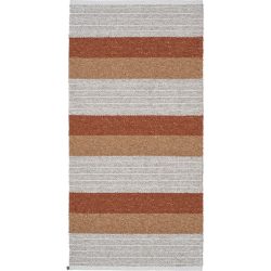HORREDSMATTAN Teppich Myra Rot Baumwolle/Polyester 70 cm 180 cm - Farbe: Rust - Material: Mischgewebe - Teppich