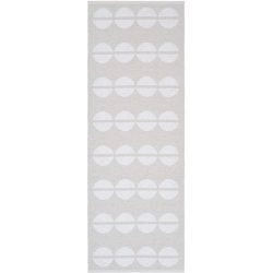 HORREDSMATTAN Outdoor-Teppich Bastian Beige Polyester/Kunststoff 70 cm 400 cm - Farbe: creme - Material: Phthalatfreies PVC 90%, Polyester 10% -