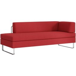 SWISS PLUS Bettsofa Bed for Living Singolo Rot Stoff 205 cm 85 cm - Möbel Konfigurator: Traummöbel individuell zusammenstellen - Schweizer